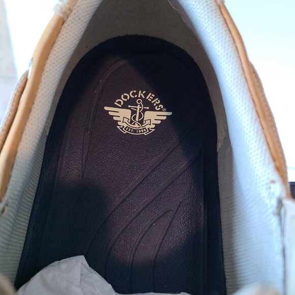 DOCKERS BEACON MENS SLIP ON SHOES TAN/TAUPE CASUAL BOAT SHOES SIZE 12 MEDIUM - Picture 2 of 9